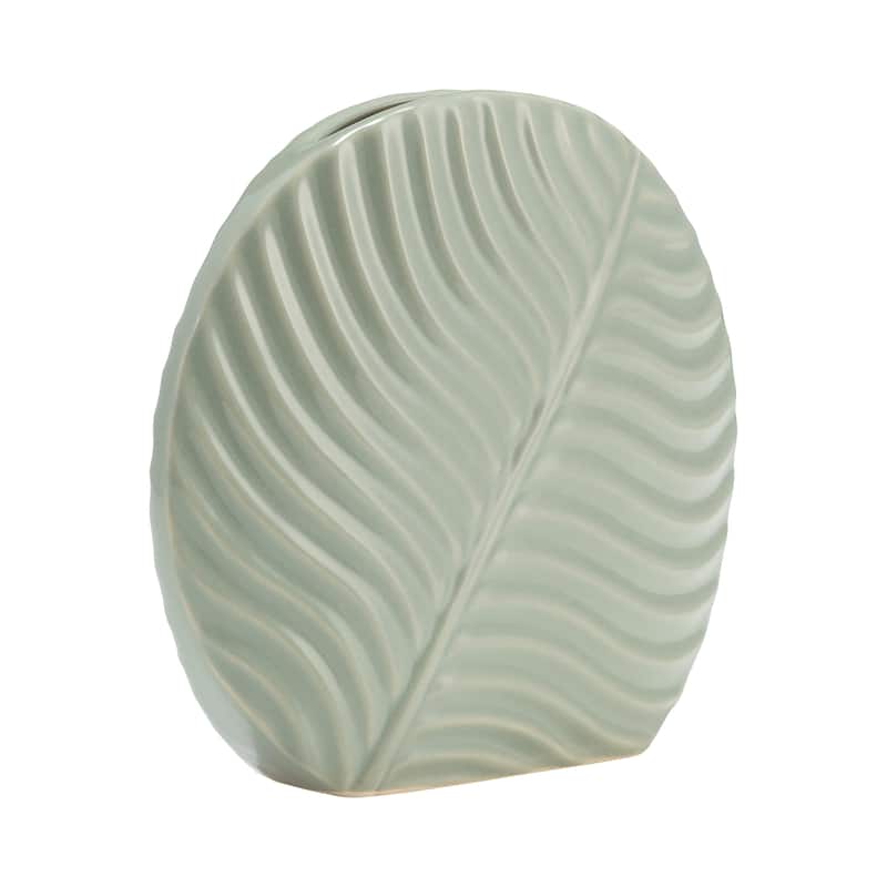 Sagebrook Home Ceramic Artisanal Vase, Home Decor Focal Point
