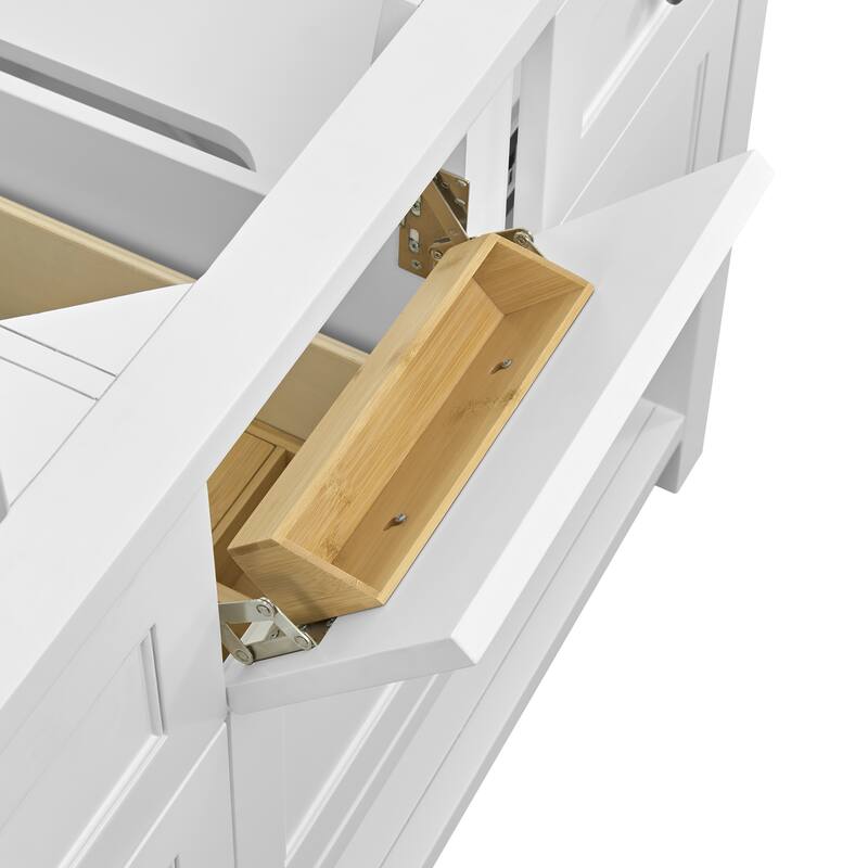 Breckenridge 60" Double Vanity, Bright White - 60D