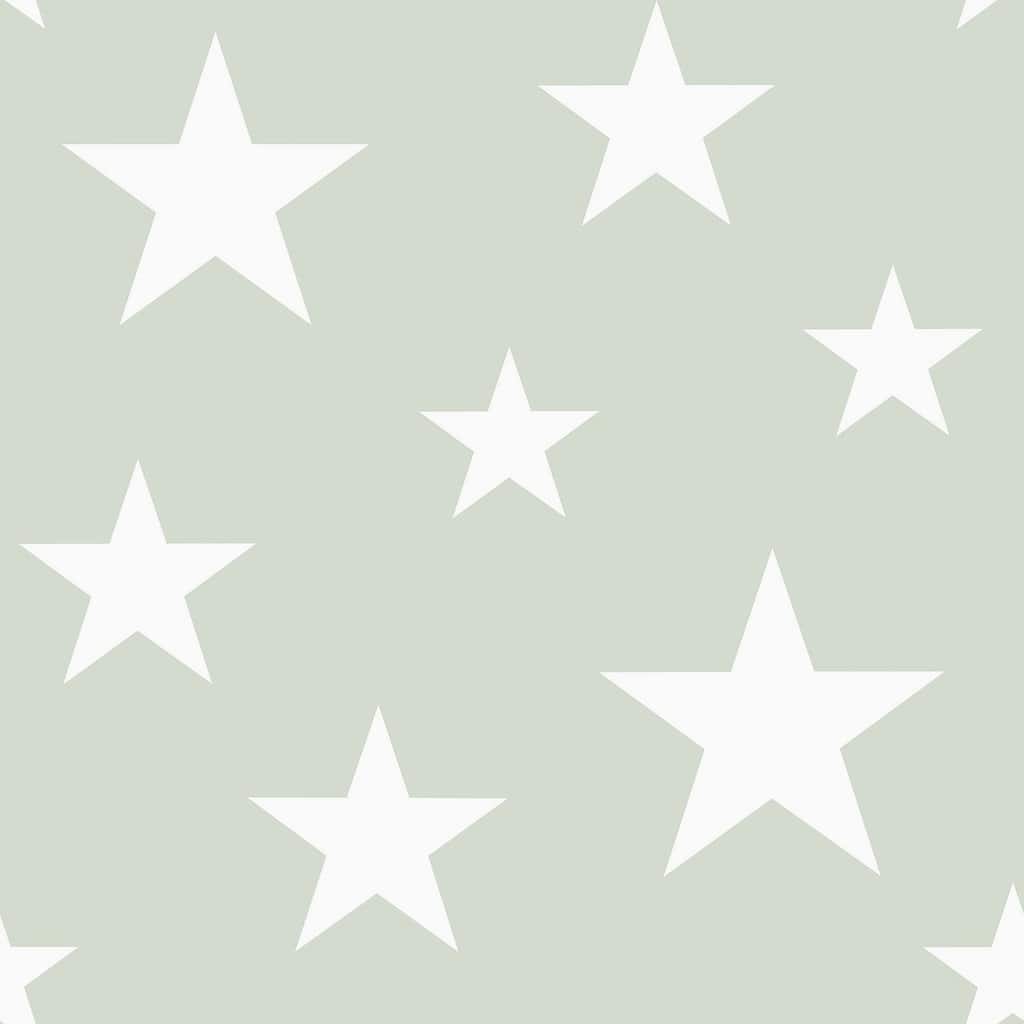 Chesapeake Amira Sage Stars Wallpaper - 20.9 x 396 x 0.025