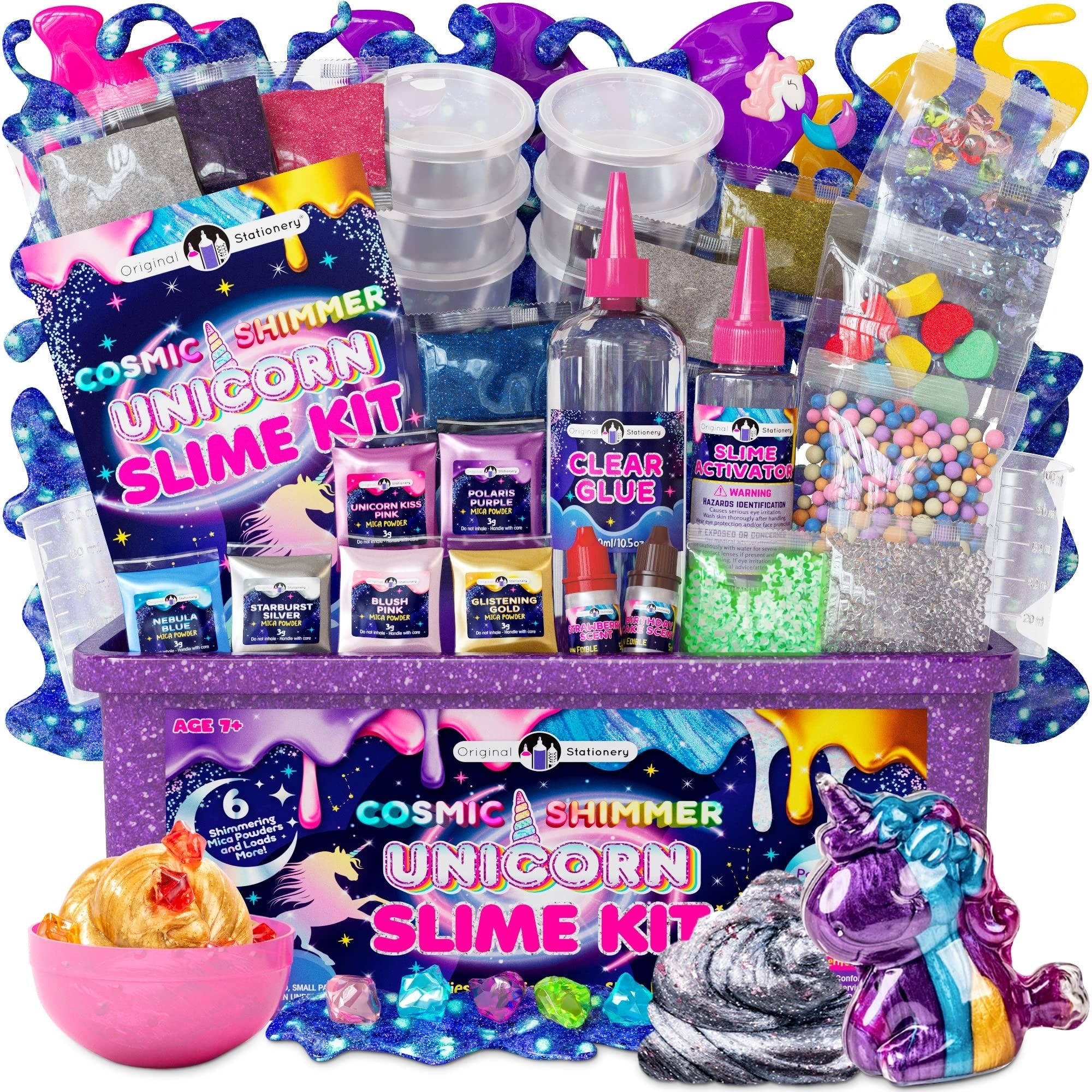 Original Stationery Cosmic Shimmer Unicorn Slime Kit, Unicorn Toys