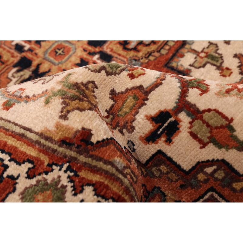 ECARPETGALLERY Hand-knotted Jules Sultane Ivory Wool Rug - 2'9 x 9'11