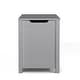 preview thumbnail 11 of 20, 32 Inch Kids Wooden Toy Box Storage with Safety Hinged Lid