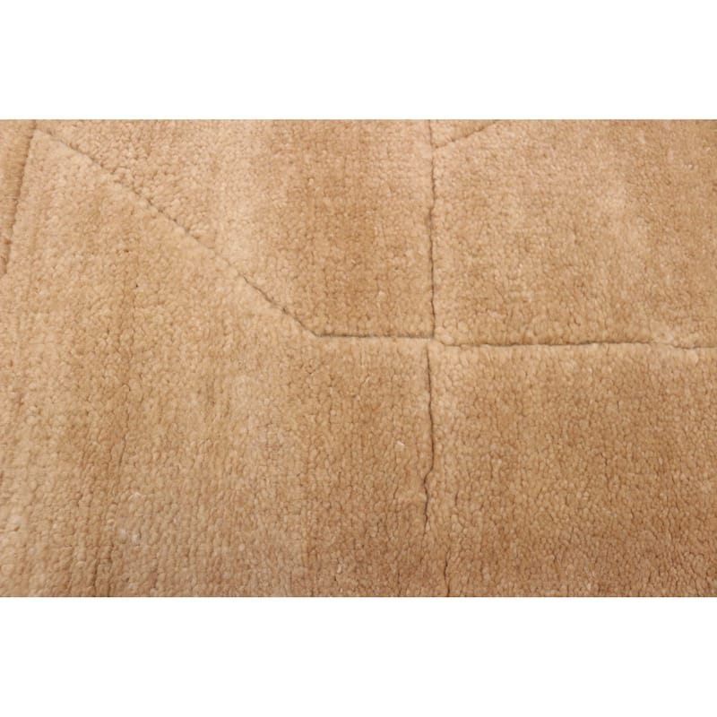 ECARPETGALLERY Hand-knotted Tangier Tan Wool Rug - 5'1 x 8'0