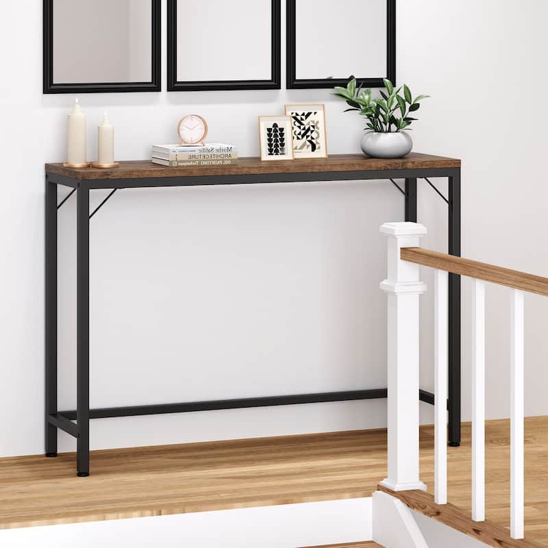 Narrow Console Table, with Outlets,