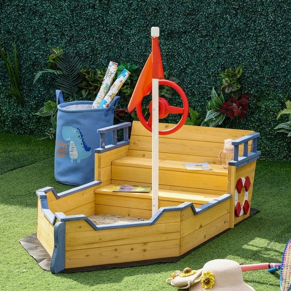 Pirate ship outdoor toy clearance