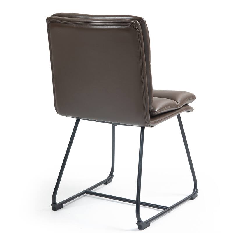 Aulani Upholstered Metal Frame Dining Chair (Set of 2)