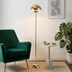 preview thumbnail 2 of 5, Modern Dome Floor Lamp, Industrial Slim Metal Shade - 65" Tall Standing Lamp for Living Room, Bedroom, Office