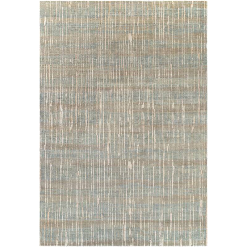 Hand-Knotted Teviot Stipe Indoor Area Rug
