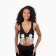 preview thumbnail 1 of 3, Larken X Pumping and Nursing Bra, Black Large