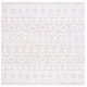 preview thumbnail 8 of 53, SAFAVIEH Augustine Manfreda Moroccan Boho Fringe Rug 6'4" Square - Ivory - Square