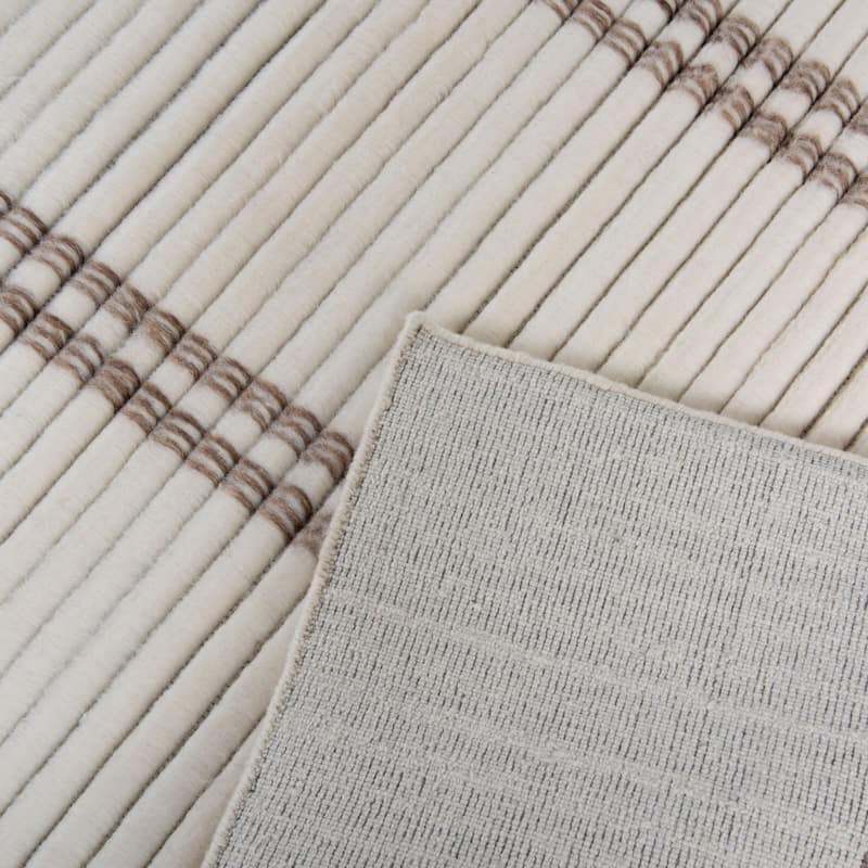 Alora Decor Klaus Stripe Wool Area Rug