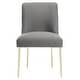 preview thumbnail 9 of 124, SAFAVIEH Couture Nolita Velvet Accent Chair - Mustard / Brass - 28"x23"x35.3" - 28" W x 23" D x 35" H