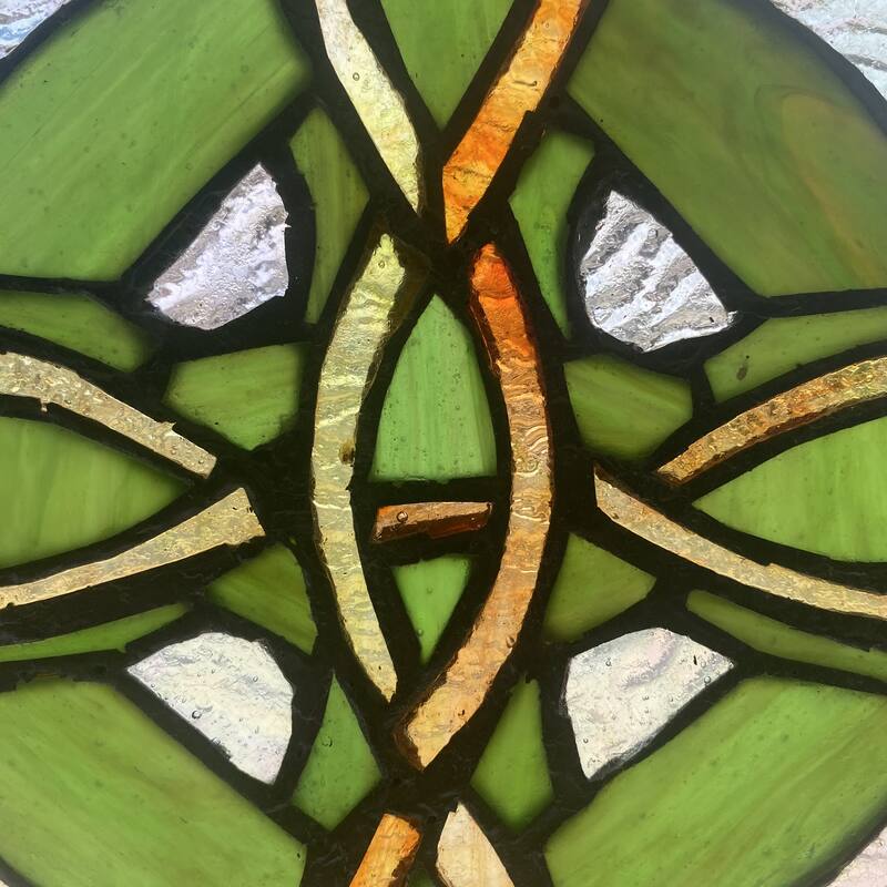 River of Goods Celtic Cross River of Goods Multicolored Stained Glass Suncatcher Window Panel - 12" x 0.25" x 18"