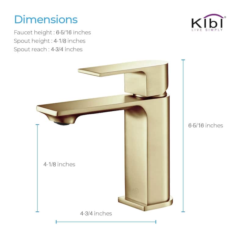 Lead-free Solid Brass Single Handle Bathroom Vanity Faucet with Hose