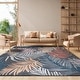 preview thumbnail 15 of 53, SAFAVIEH Cabana Tawnee Indoor/ Outdoor Waterproof Transitional Rug 8' x 10' - Black/Rust