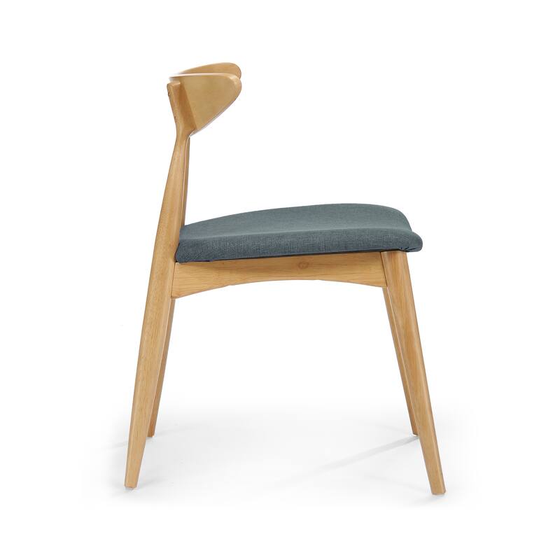 Barron Mid-Century Modern Dining Chairs (Set of 2) by Christopher Knight Home - 22.50" W x 19.75" L x 28.75" H