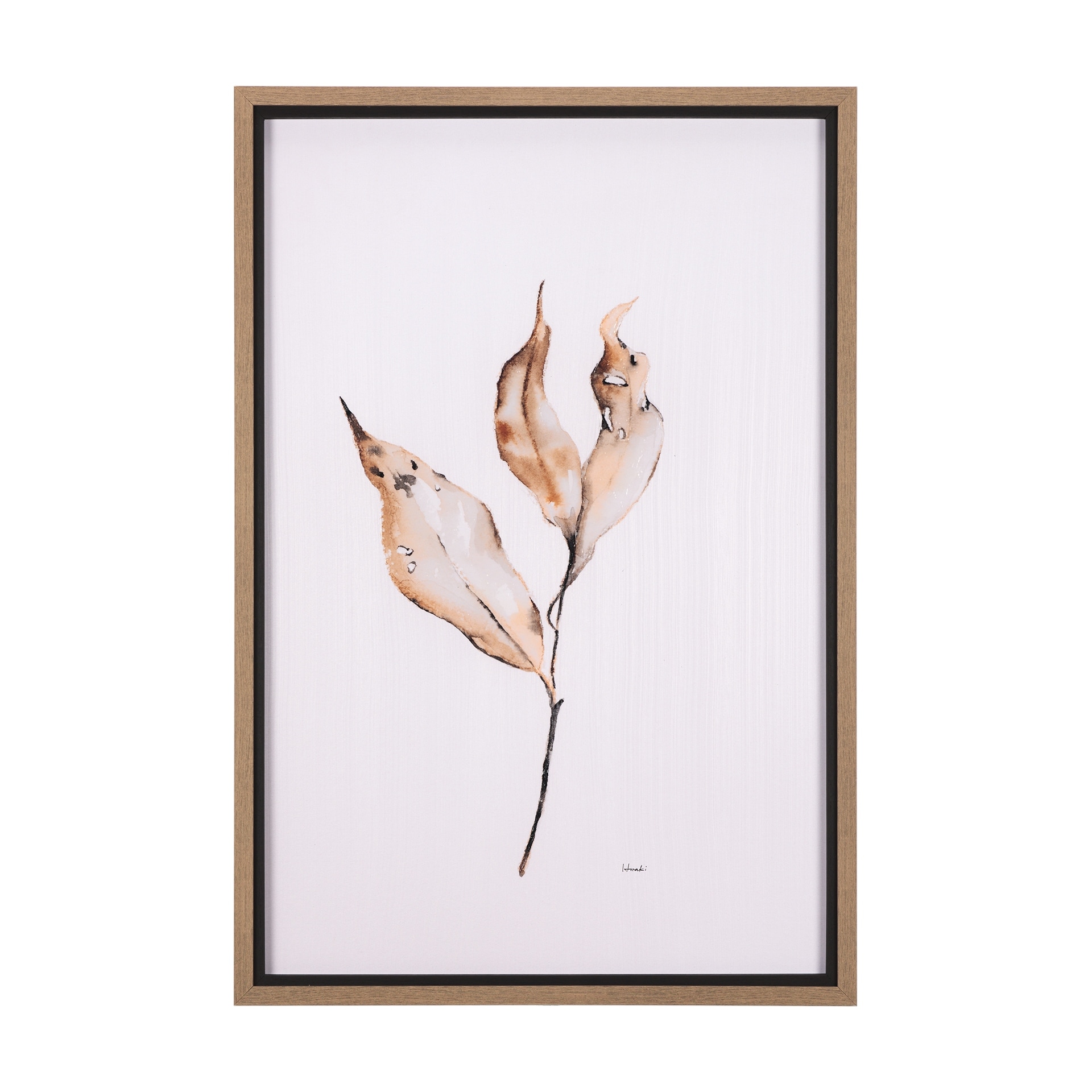Autumn Message I by Mercana Studio a Hand Embellished Textured Framed Art Print