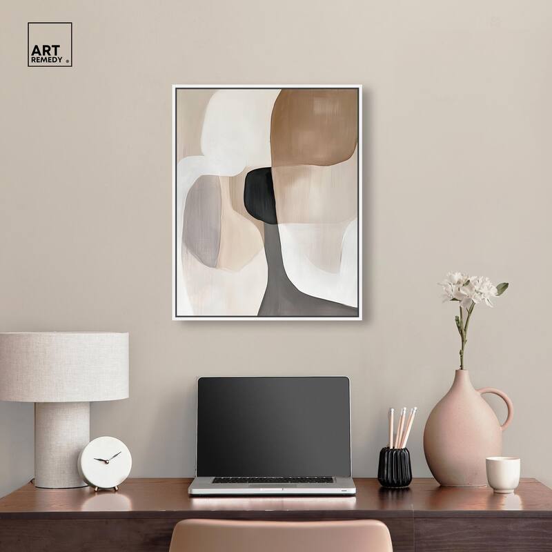 Curvilinear Composition II Canvas by Art Remedy