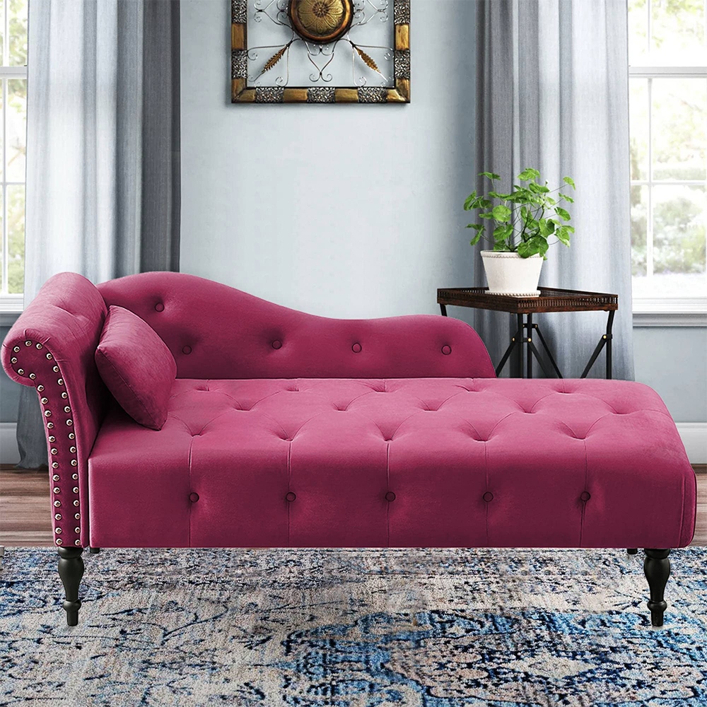 Bright pink chaise best sale lounge