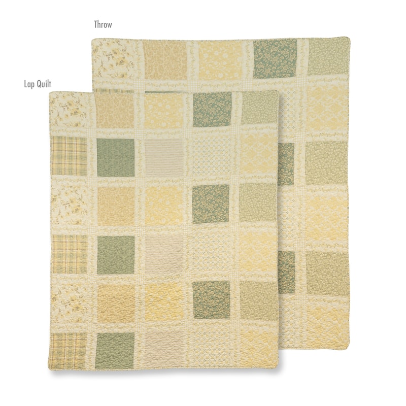 Donna Sharp Meadow Cotton Lap Quilt 40" x 48"