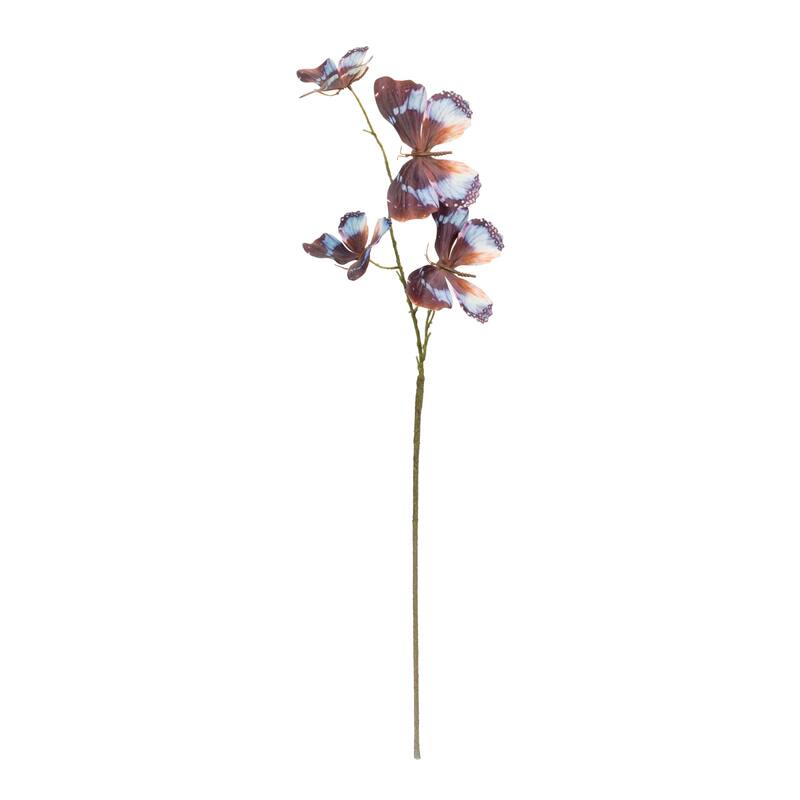 Butterfly Spray (Set of 6) - Brown, Blue