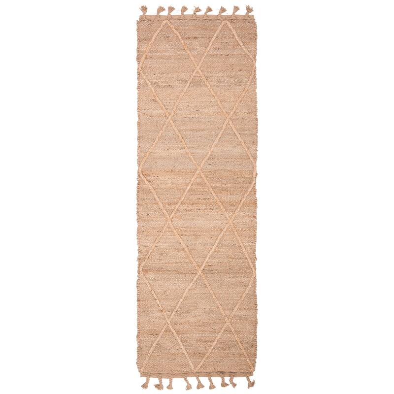 SAFAVIEH Handmade Natural Fiber Orietta Jute Tassel Rug