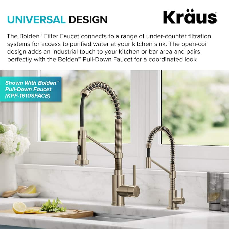 Kraus Bolden 1-Handle Drinking Water Dispenser Beverage Kitchen Faucet