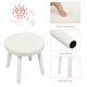 preview thumbnail 8 of 7, Gymax Kids Vanity Makeup Table & Chair Set Make Up Stool Play Set for - See Details
