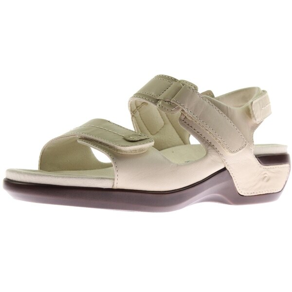 Aravon Womens Katy Fisherman Sandals Leather Wedge