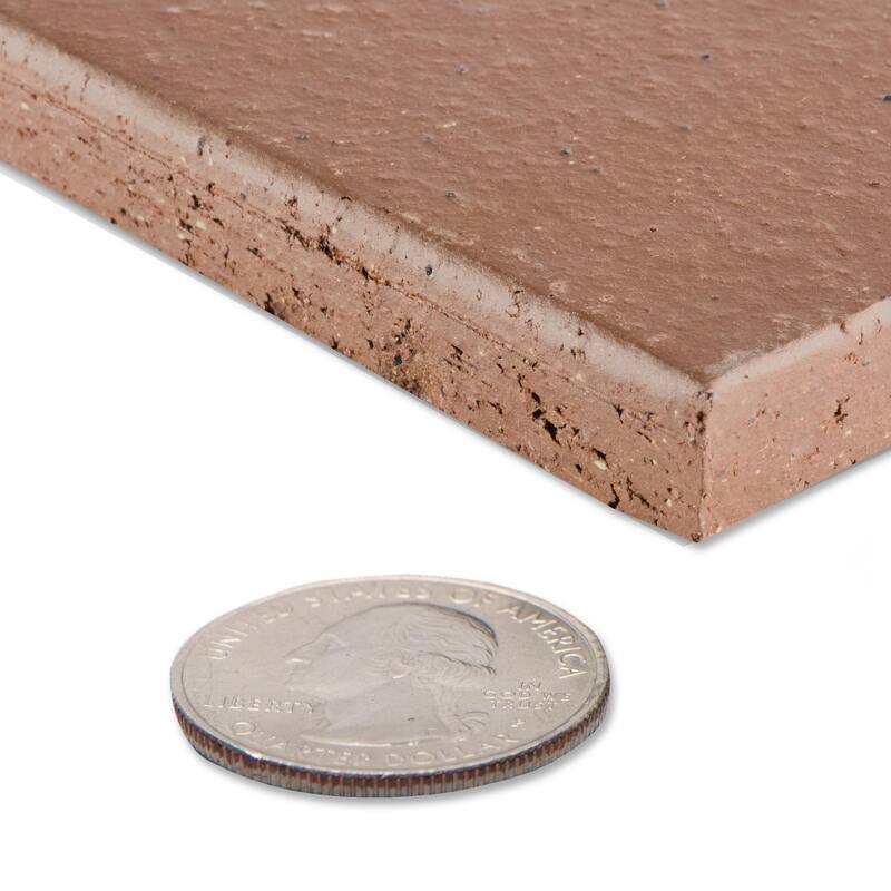 Merola Tile Lincoln Quarry Mayflower Red 7-5/8" x 7-5/8" Ceramic Floor and Wall Tile