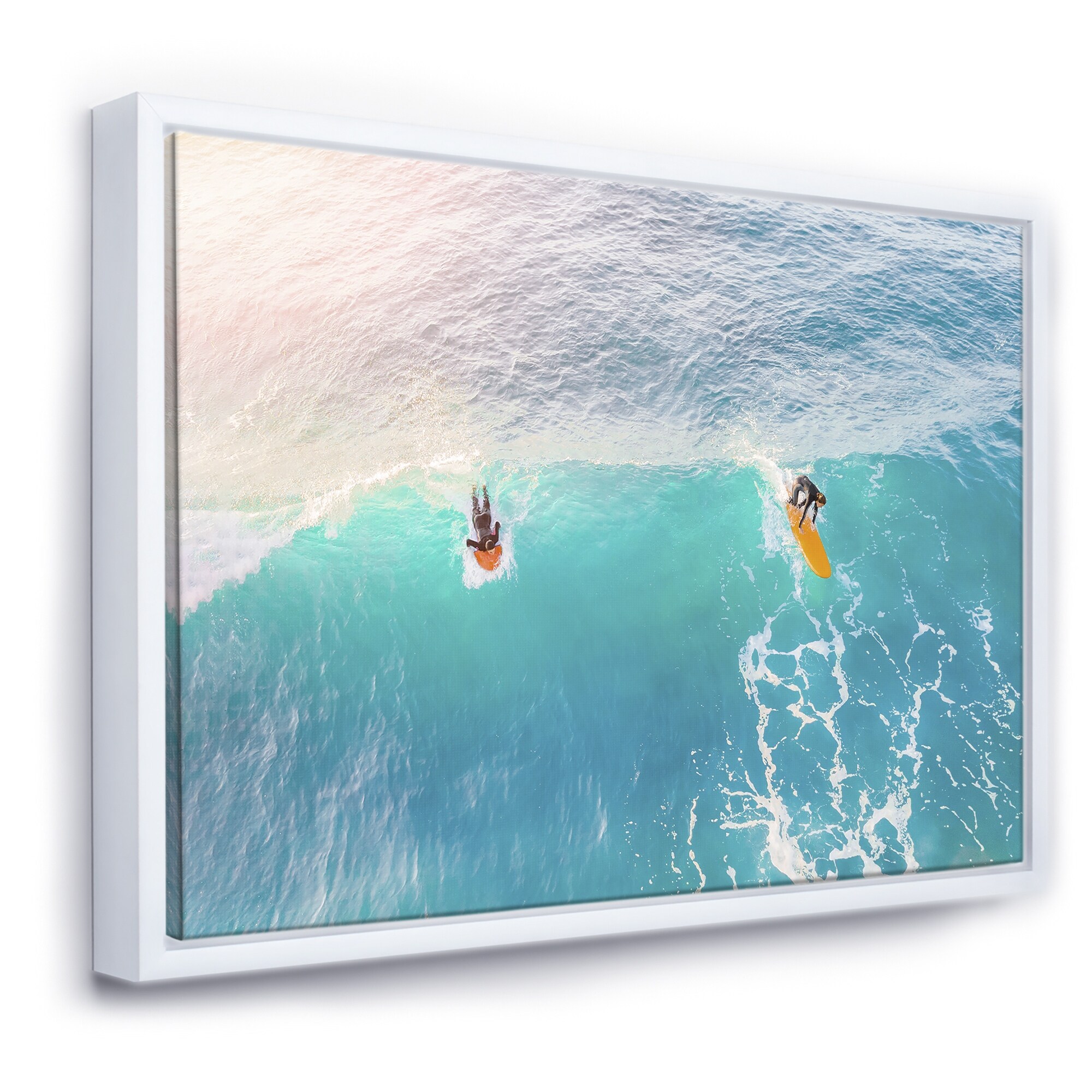 プリントw/フレーム【Colorfornia beautiful ocean】 Designart 