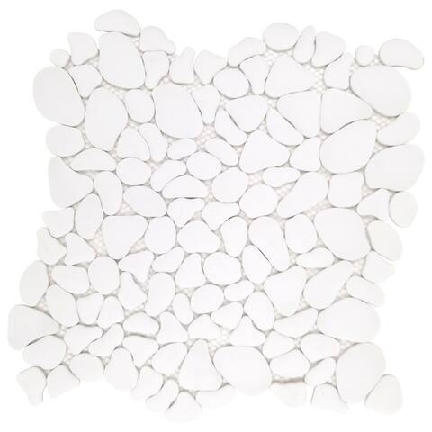 12"×12" Pebble Glass Mosaic Wall Tile10 sheets/10sqft
