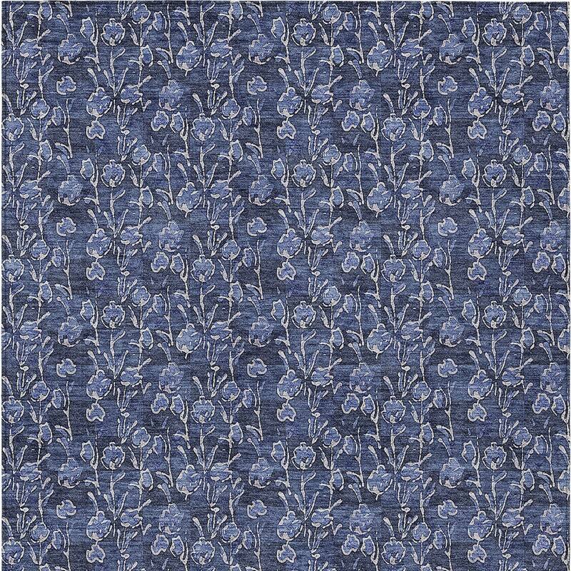 HomeRoots Floral Transitional Rectangle Outdoor Rug