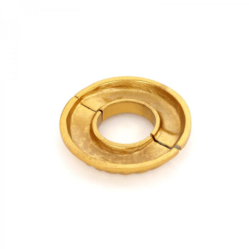 Brass Aluminum Radiator Flange 1" (IPS) Pipe Flanges 1.38" ID - 3.13" OD Pipe Ring Collar Covers Renovators Supply