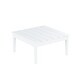 preview thumbnail 3 of 56, Laguna Poly Eco-Friendly 32-inch Square Outdoor Coffee Table White