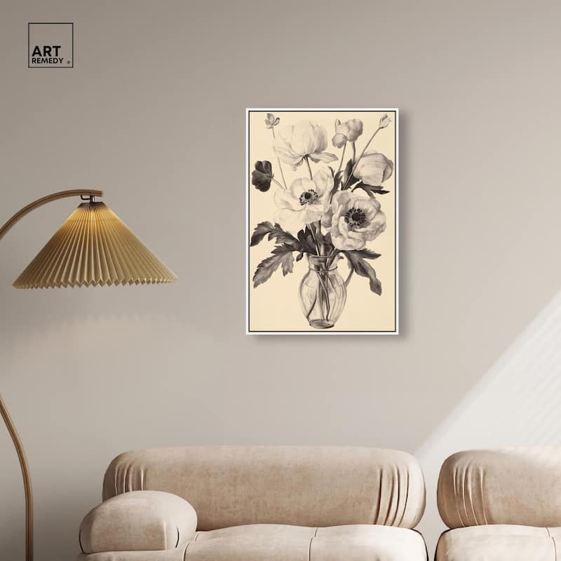 Herbarium's Hush III Canvas by Art Remedy