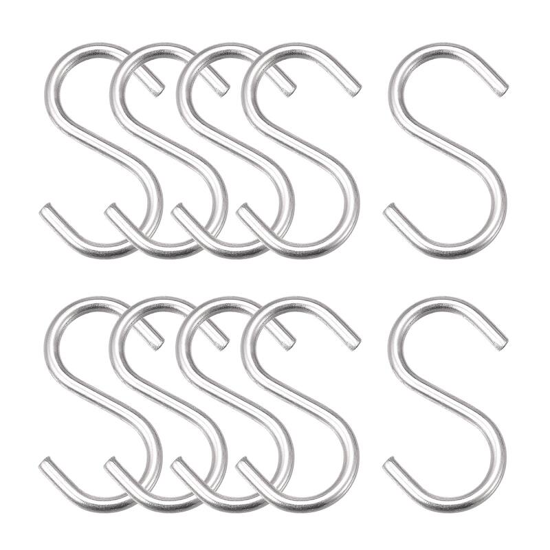 S Hooks Stainless Steel Hanger for Hanging Objects in Kitchen, Garden