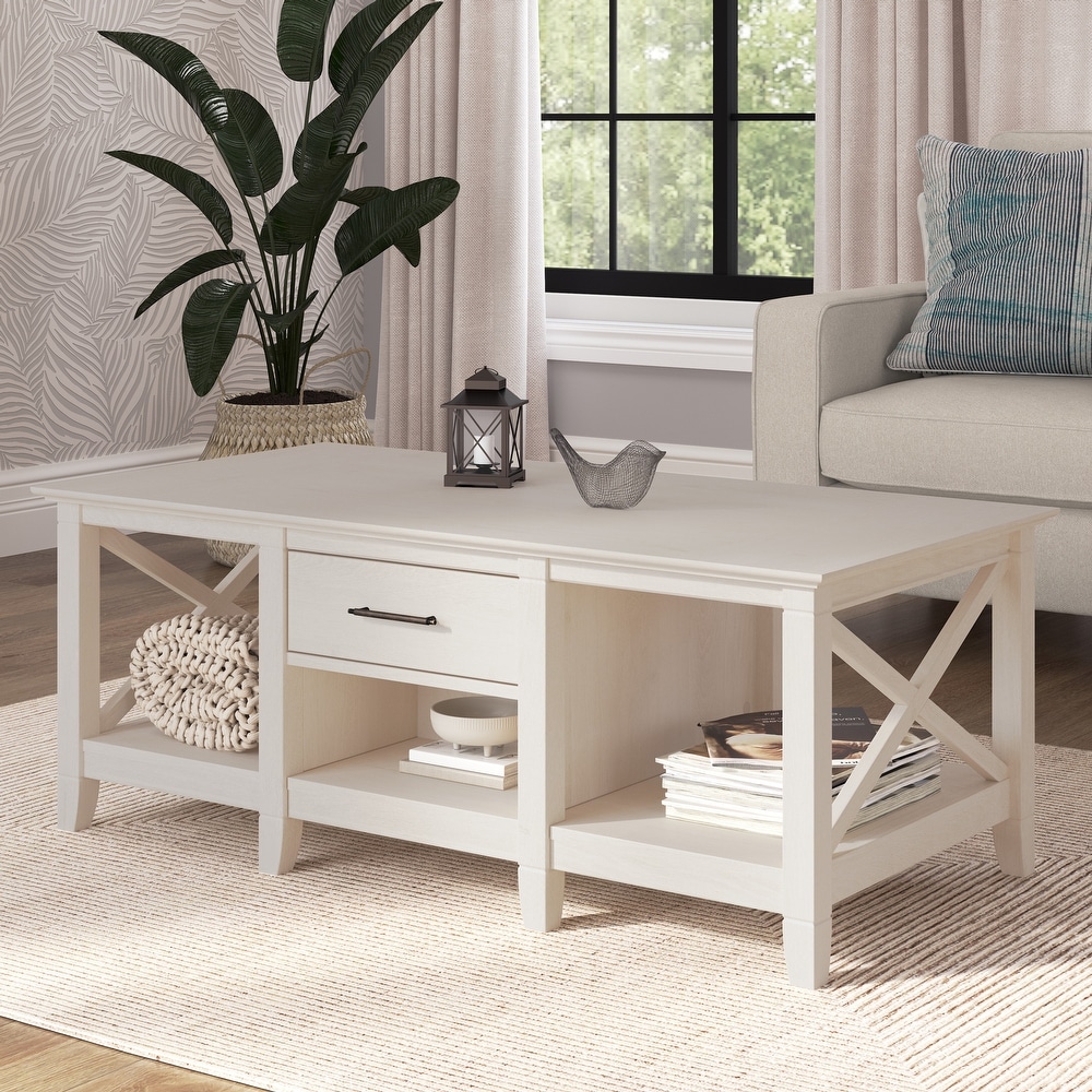 Off white deals wood coffee table