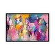 preview thumbnail 1 of 13, iCanvas "Wild" by Richard Wallich Framed Silver - 26x40