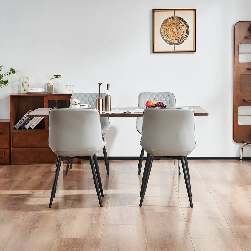 Modern Dining Chairs Set of 2 Upholstered Dining Room Chairs