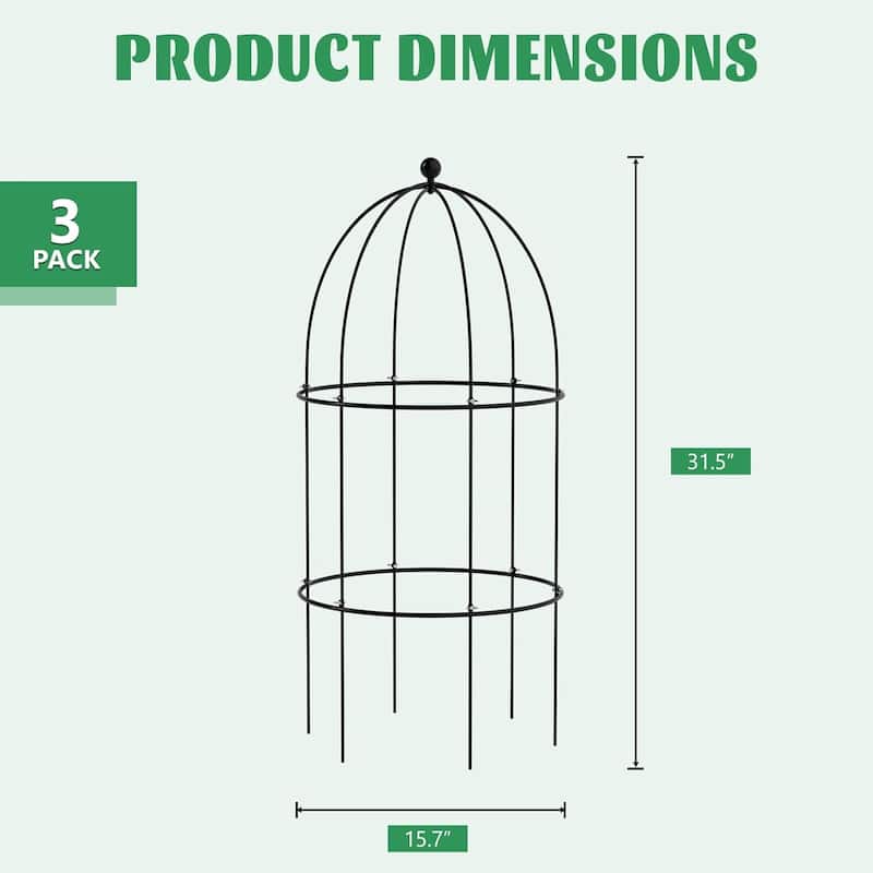 DoCred Garden Trellis for Climbing Plants, Flower Trellises Cages
