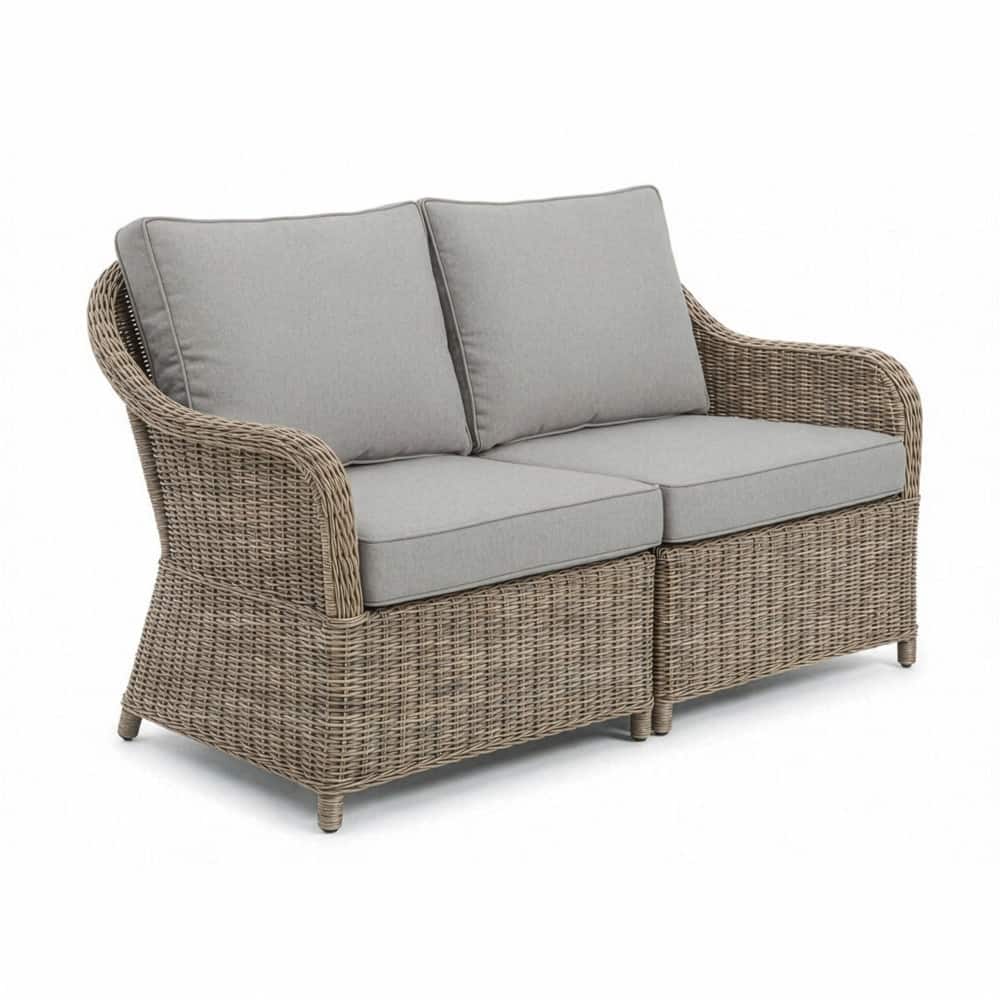 Martha Stewart All-Weather Loveseat with Back and Seat Cushions