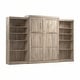 preview thumbnail 32 of 43, Pur Queen Murphy Bed with 2 Storage Units (137W) by Bestar