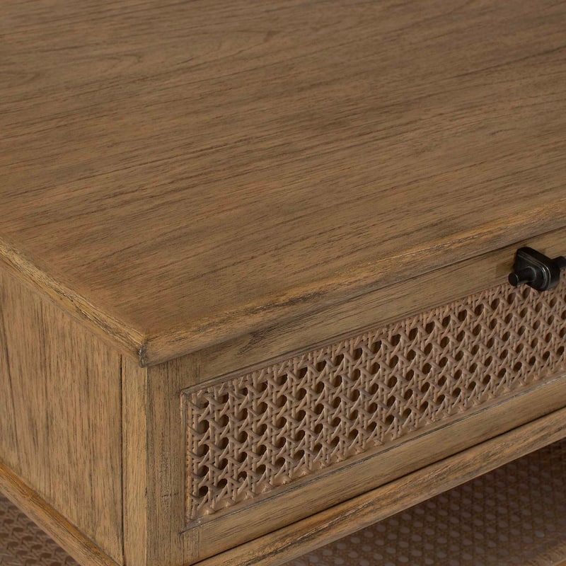 Uttermost Coast Mid-Century Coffee Table - 48.00" W x 18.00" H x 30.00" D