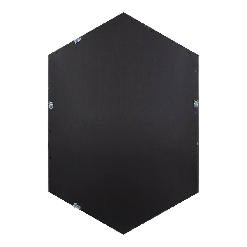 Kate and Laurel Laverty Framed Hexagon Wall Mirror
