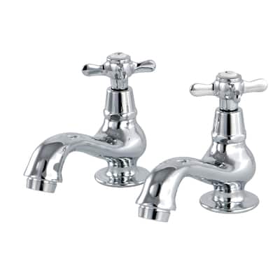 Kingston Brass Classic Basin Taps Cross Handles Bathroom Faucet