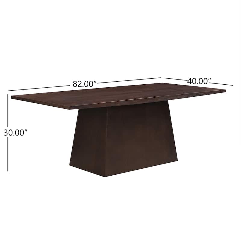 Christopher Knight Home - Lowell Modern Wooden Pedestal Dining Table