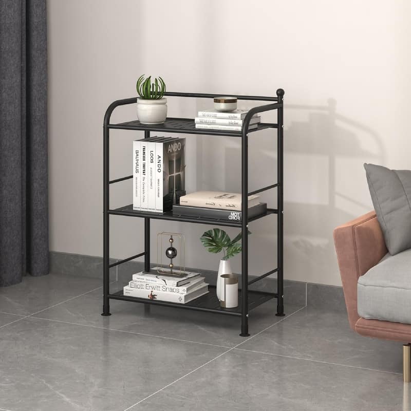 3 Tier Bathroom Storage Open Shelf Unit - 21.8"D x 11.02"W x 31.1"H