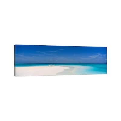 iCanvas "Beach Scene The Maldives" by Panoramic Images Canvas Print