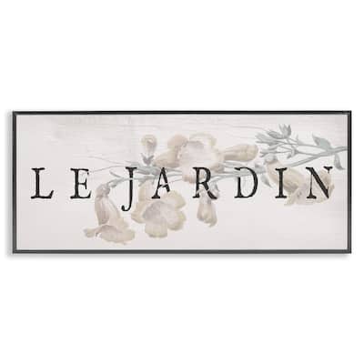Stupell Vintage French Garden Framed Giclee Art Design By Lil' Rue